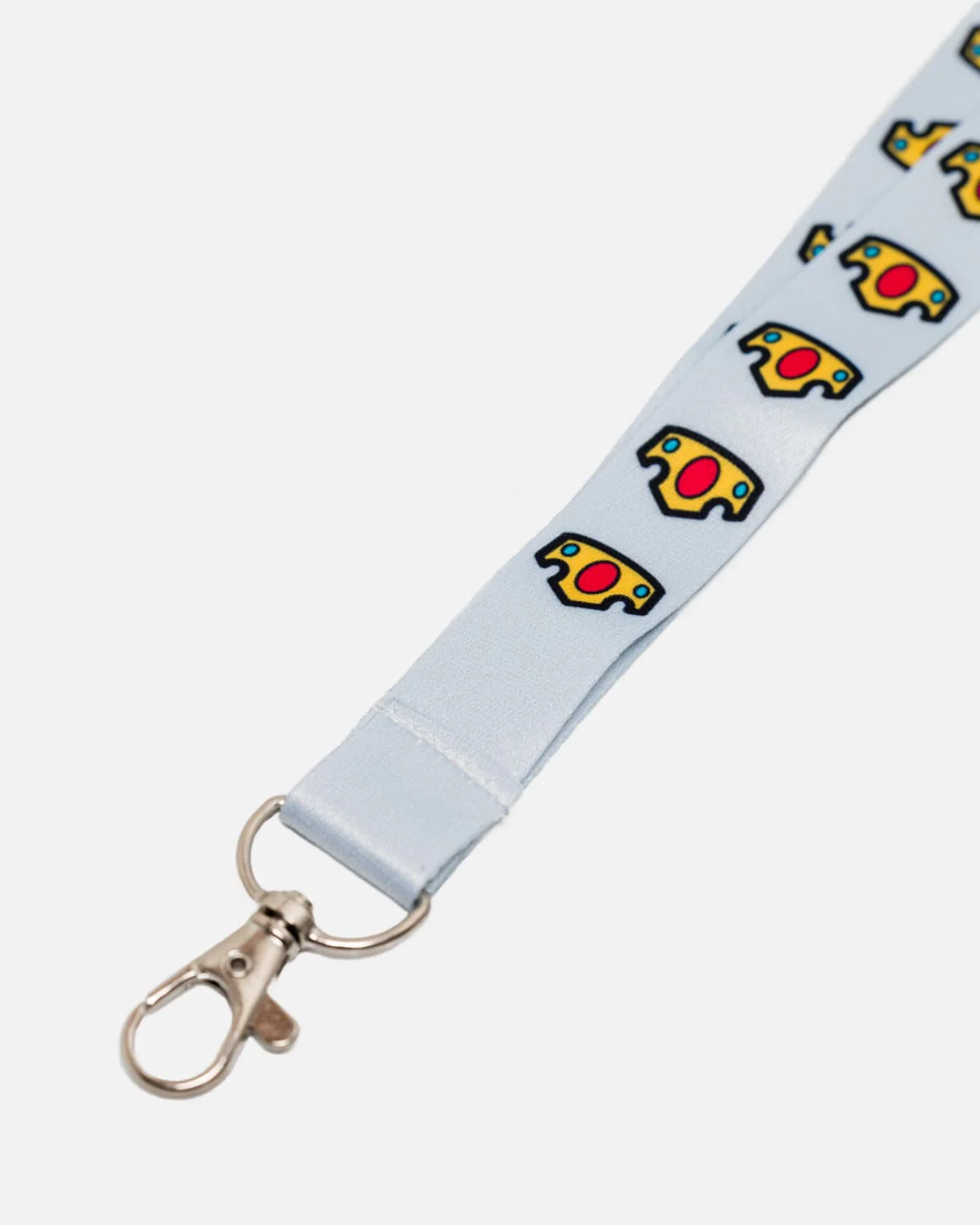 Classic Crown Lanyard (Light Blue) - Image 3