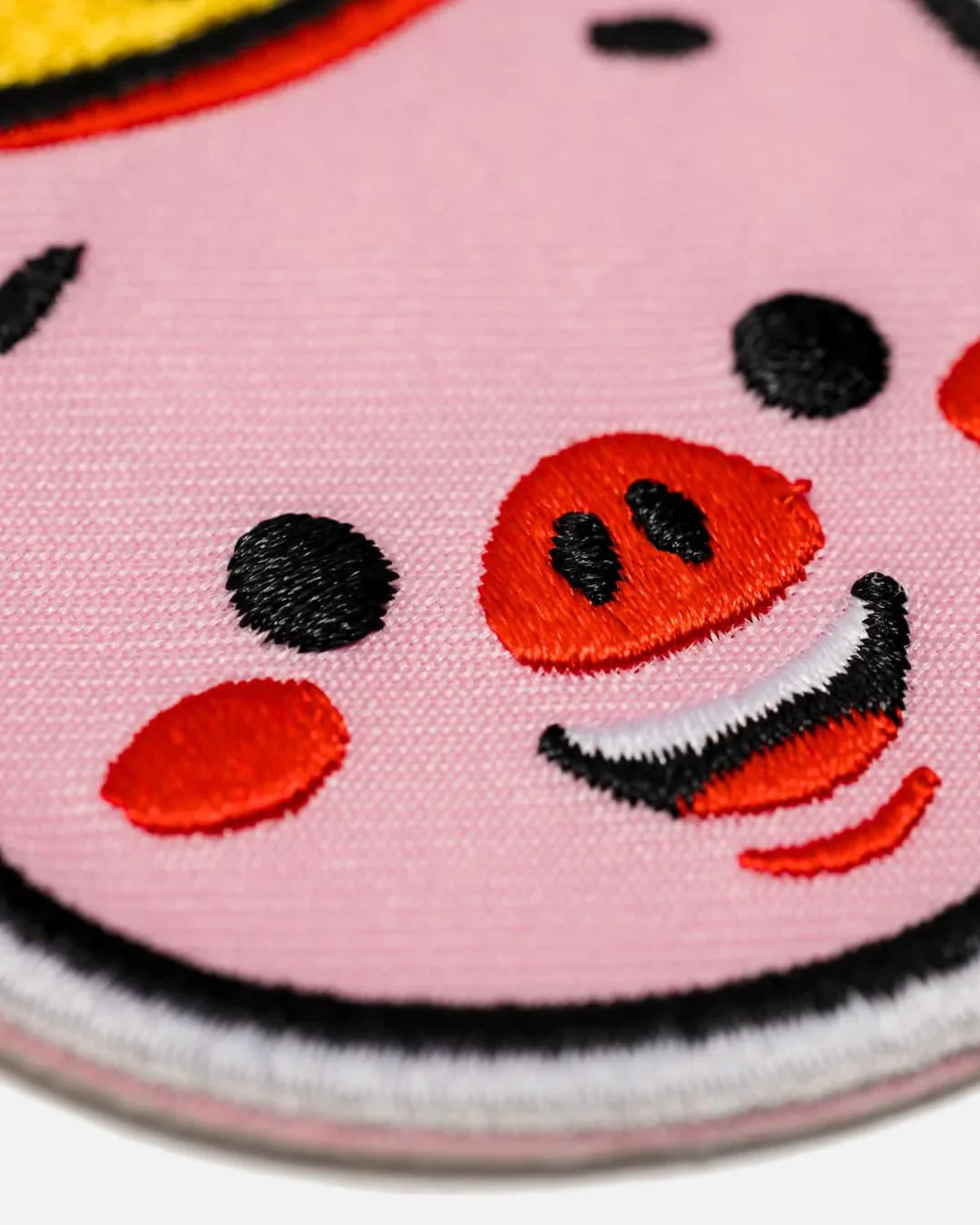 Classic Pig Embroidered Patch - Image 3